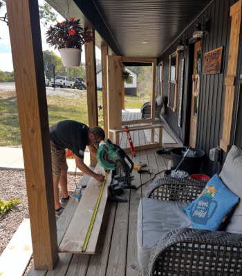 Assemble your frame to build a hall tree